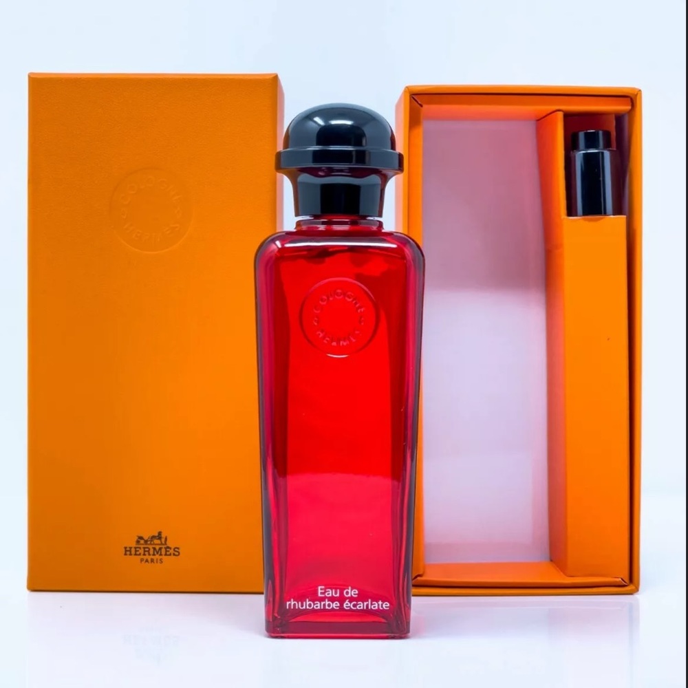 Hermes Empty Cologne Bottle 200ml-6.7 fl.oz. with original Box and Spray Nozzle